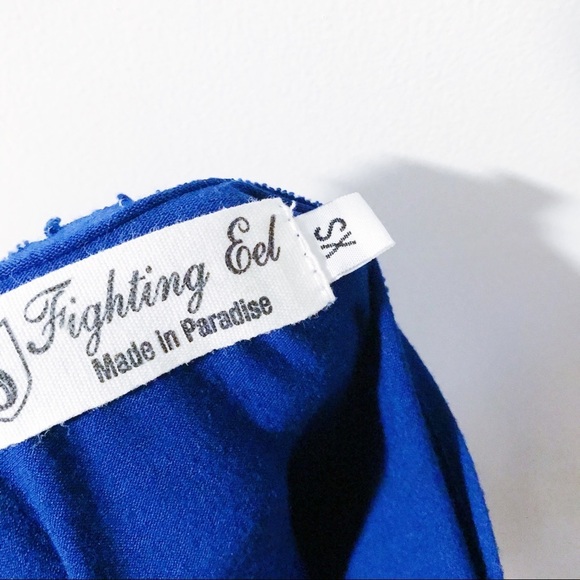 Fighting Eel - Cobalt Blue Dress - Picture 3 of 6
